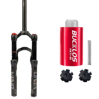 BUCKLOS 24 inch Straight MTB Air Suspension Fork & Bike Fork Star Nut Setting Install Tool with Star Nuts Introductory Version
