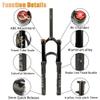 BUCKLOS 24 inch Straight MTB Air Suspension Fork & Bike Fork Star Nut Setting Install Tool with Star Nuts Introductory Version view 2