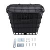 Basket, Multifunctional Front Storage Basket Water Dust Proof Metal Front with Black Liner Bag Suitable for Electric Bikes and Electric Scooters view 2