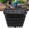 Basket, Multifunctional Front Storage Basket Water Dust Proof Metal Front with Black Liner Bag Suitable for Electric Bikes and Electric Scooters view 4