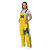 FOCO Michigan Wolverines NCAA Womens Team Stripe Bib Overalls - XXL view 1
