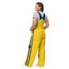 FOCO Michigan Wolverines NCAA Womens Team Stripe Bib Overalls - XXL view 2
