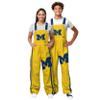 FOCO Michigan Wolverines NCAA Womens Team Stripe Bib Overalls - XXL view 3