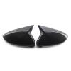 2Pcs Car Door Side Mirror Cover Caps Compatible for VW Golf MK7 G-TI R R Line 2014 2015 2016 2017 2018 2019 5G0857537 view 2