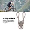 Bnineteenteam Cycling Water Bottle Holder, Ti Alloy Water Bottle Cage High Strength Lightweight Cage Bracket for Road Mountain view 4