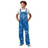 FOCO Duke Blue Devils NCAA Mens Paint Splatter Bib Overalls - M view 1