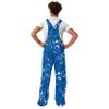 FOCO Duke Blue Devils NCAA Mens Paint Splatter Bib Overalls - M view 2