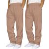 2 Pack Sweat Pants for Mens Wide Leg Joggers Pants Heavyweight Fleece Workout Jogging Loose Fit Trousers with Pocket view 1