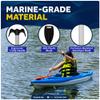 Five Oceans Canoe Paddle, 2-Pack Canoe Paddles and Boat Hook, Black, 4-Feet Long, Anodized Aluminum Shaft, Reinforced ABS Plastic Blade & Hook, Lightweight - FO1876-M2 view 2