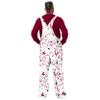 FOCO Men's Miami Heat NBA Team Logo Bib Overalls, Paint Splatter view 2