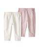 Little Planet by Carter's Unisex-Baby 2-Pack Pants Made with Organic Cotton, Pink and Cream, 24 Months view 1