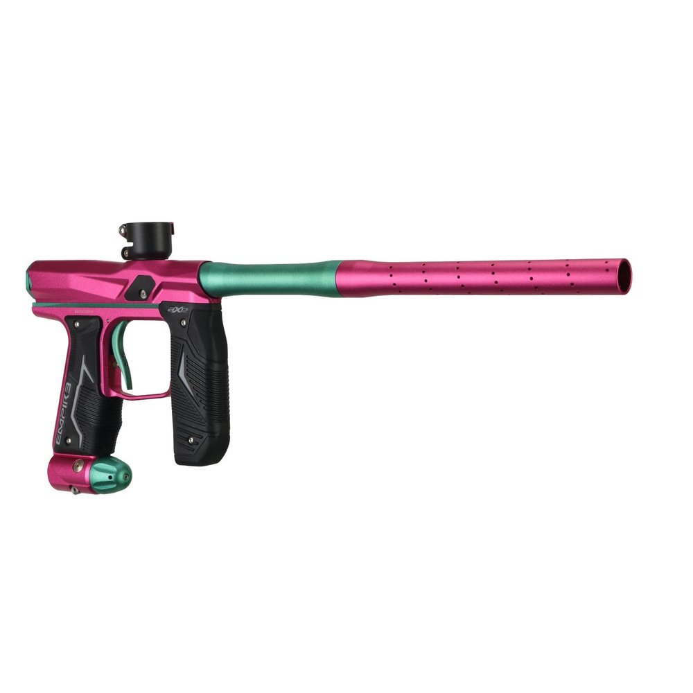 Empire Axe 2.0 Paintball Marker  Pro Paintball Gun for Competitive Play, Dust Hot Pink/Teal  Adjustable Trigger, 2-Piece Barrel, Low-Pressure Operation