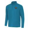 Antigua Men's Teal Jacksonville Jaguars Intent Quarter-Zip Pullover Top view 1