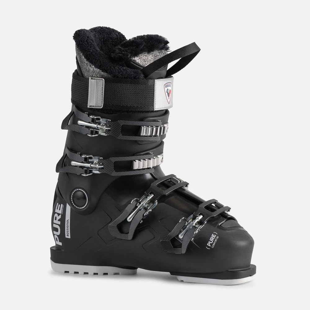 Rossignol Pure Comfort 60 - Ski Boots for Women - Relaxed Fit Ski Boots - Black