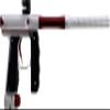 Empire Mini GS Paintball Marker Gun Dust Silver and Red, Electric view 2