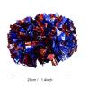2Pcs Sport Pompoms, Plastic Cheerleader Aerobics Pom Poms Pompoms for Cheerleader Activities and Parties view 2