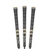 Golf Pride MCC Golf Club Grip - All-Weather Hybrid Grip - Brushed Cotton Cord & Pebbled Texture - Moisture-Wicking Technology - Midsize - Black/Gold - 3 Pack view 1