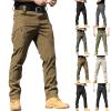 SdGgsgv Tactical Cargo Pants for Men Outdoor Baggy Stretch Work Pants Cotton Comfy Multi Pockets Construction Carpenter Pant Lightweight Ripstop Waterproof Fishing Camping Hiking Motorcycle Pant view 4