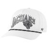 47 Men's White Jacksonville Jaguars Wave Speckle Hitch Rope Adjustable Hat