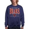 Chicago Bears Established Retro - NFL Adult Crew Fleece for Men & Women view 1