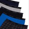 Calvin Klein Kids Boys' Modern Cotton Boxer Brief Underwear 5-Pack, Gray Plaid/Victoria Blue/Black/Heather Gray/Black Iris, Medium view 3