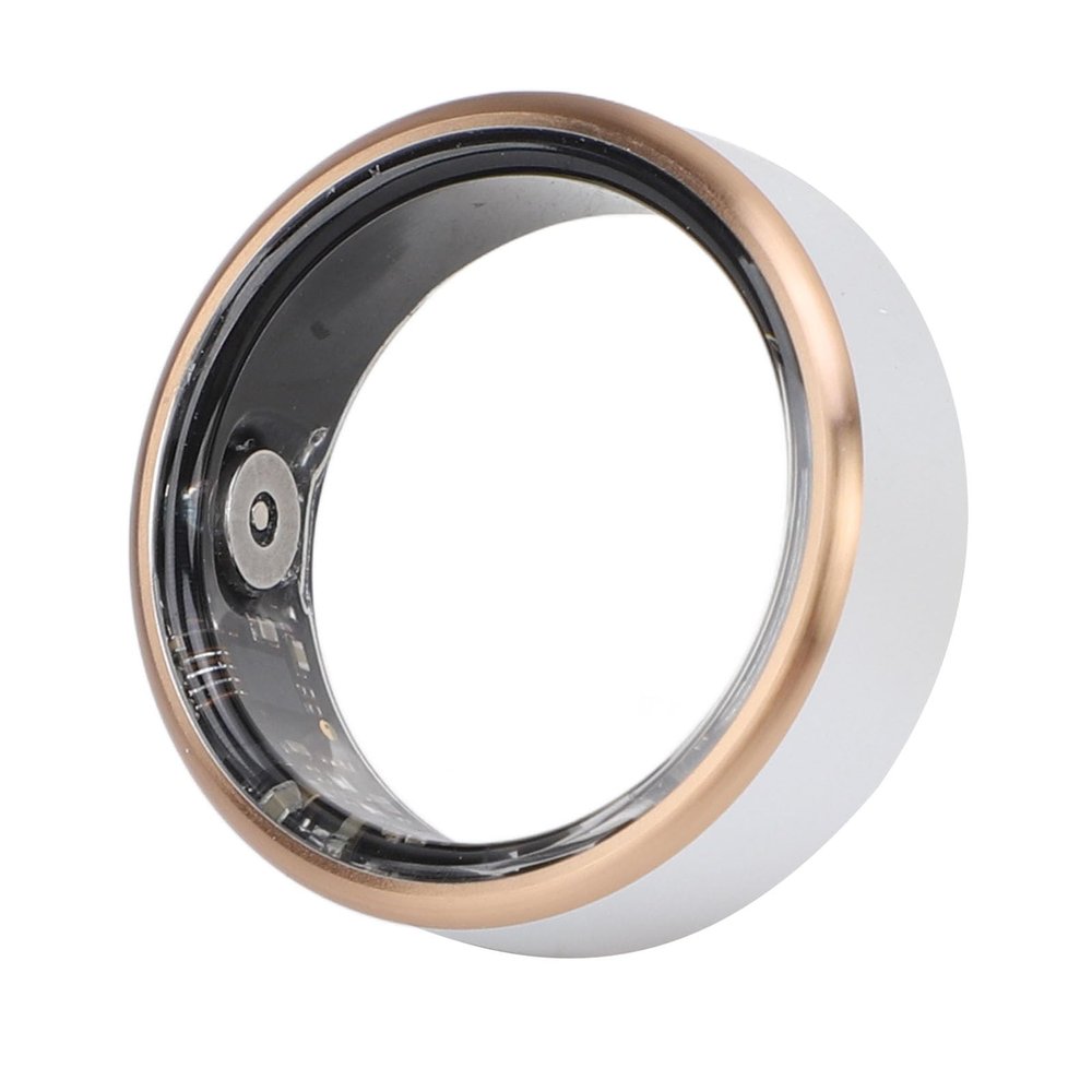 Yunir Smart Rings,50 Meters Water Smart Ring,Aluminium Alloy Sports Ring Multifunction Health Ring Fitness Ring (8#)