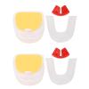 Restokki 2Set Two Sided Gum Transparent Silicone Braces Mouthguard for Boxing view 1