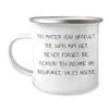 Inspirational Gifts for Insurance Sales Agents - No Matter How Tough the Days Get, Never Forget Why You Started - Funny Camping Mug for Insurance Professionals on Their Birthday view 1