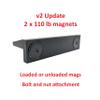 Hammy3DPrints Mount for Ruger Mark IV and 22/45 Mags - Magnetic/Safe | Magazine Holder Storage Rack (Mark II/III/IV) view 4
