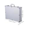 AUTSUPPL Mobile Toolbox Lock Aluminum Alloy Medicine Storage Box Portable First Aid Case for Tools Jewelry Home Office view 2