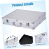 AUTSUPPL Mobile Toolbox Lock Aluminum Alloy Medicine Storage Box Portable First Aid Case for Tools Jewelry Home Office view 3