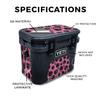 Glossy Glitter Skin Compatible with Yeti Roadie 15 Hard Cooler - Soot Sprites - Premium 3M Vinyl Protective Wrap Decal Cover - Easy to Apply | Crafted in The USA by MightySkins view 2