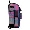 Boombah Rolling Superpack Baseball/Softball Gear Bag - Telescopic Handle - Holds 4 Bats - Wheeled Version - Cascade Glitter Amethyst/Orchid/Violet/Magenta view 2