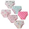 SEVENCANDY Little Girls Cotton Panties Kids Soft Undies Toddler Breathable Briefs Underwear (6DAssorted,6T) view 1
