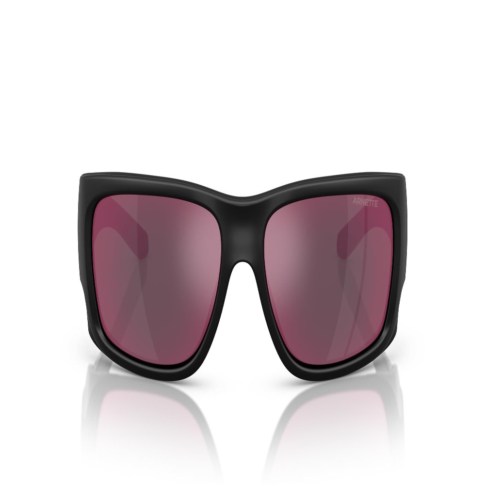 ARNETTE Sunglasses AN 4345 29006Q Black Matte Top/Shiny/Grey Mirror Orange/Yel