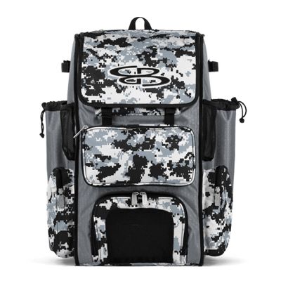 Boombah Superpack Bat Pack - Backpack Version (no wheels) - BPSPCMC23 Digital Camo Gray/Black