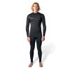 Gyroll Shield 4/3 Zipperless Fullsuit-Black/Yellow-M view 2