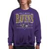 Baltimore Ravens Established Retro - NFL Adult Crew Fleece for Men & Women view 1
