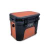 Carbon Fiber Skin Compatible with Yeti Roadie 15 Hard Cooler - Solid Salmon - Premium 3M Vinyl Protective Wrap Decal Cover - Easy to Apply | Crafted in The USA by MightySkins view 1
