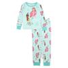 Disney girls 2-piece Snug-fit Cotton Holiday Pajama Set, Soft & Cute for Kids, PRINCESS FUN, 2T view 1