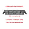 Hammy3DPrints Mount for S&W M&P 15-22 Mags - Magnetic/Safe | Magazine Holder Storage Rack (4 Mag) view 3