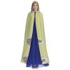 SamLng The funny frog doing yoga Adult Hooded Cloak  Perfect for Cosplay, Christmas, Halloween, Easter, Carnival, Party, Stage Costumes view 2