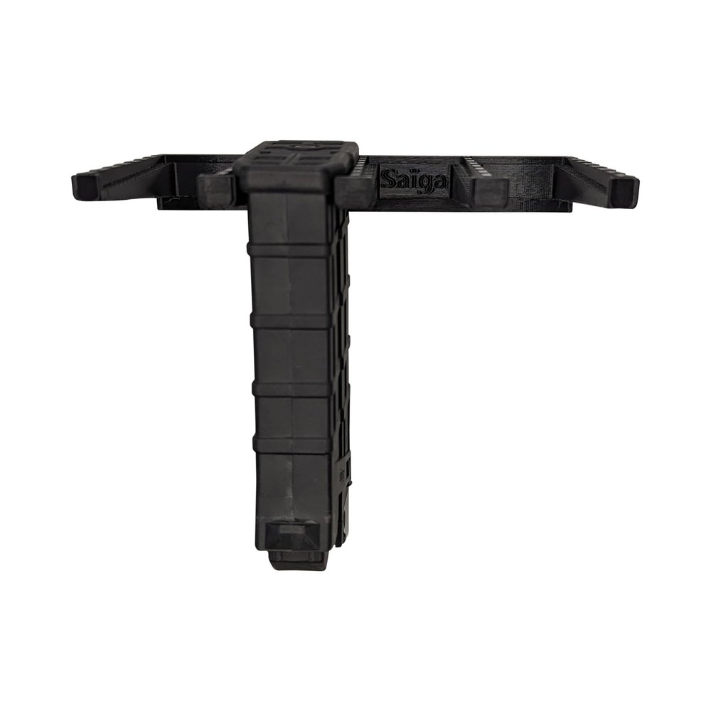 Hammy3DPrints Mount for Saiga-12 / JTS M12 Mags - Magnetic/Safe | Magazine Holder Storage Rack