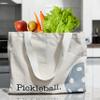 Pickleball Bag Canvas Tote Bag Aesthetic for Women, Cute Reusable Thick Cloth Cotton Bags for Shopping Beach Trendy Pickleball Gifts PICKLEBALL Bag view 3