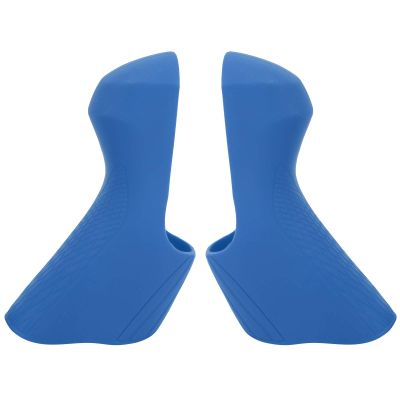 Grcfumo 1Pair Bike Shifter Lever Cover, 3 Different Colors Road Shifters Silicone Cover, Bike Shifter Lever Cover for R7000 R8000 Cover Hood (Blue)
