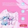 Disney Girls' 2-piece Snug-fit Cotton Holiday Pajama Set, Soft & Cute for Kids, STITCH AND ANGEL, 2T view 2