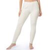 Fruit of the Loom Women's Stretch Fleece Lined Thermal Long Johns Underwear Set, Cream, 3X view 4