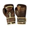 Arima Vintage Leather Boxing Gloves - Real Cowhide, Adjustable Wrist Strap - Ideal for Boxing, Kickboxing, Muay Thai & Fitness Training - 14 oz. view 1