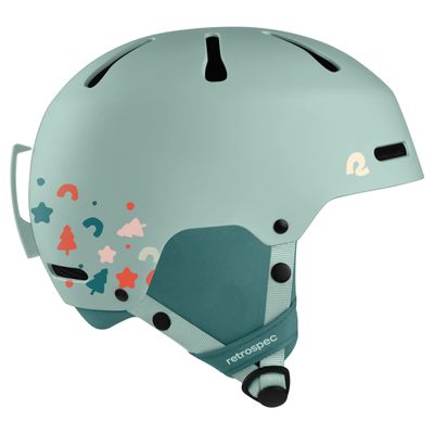 Retrospec Comstock Kids Ski Helmet & Snowboard Helmet - Durable ABS Shell, EPS Foam Protection, Adjustable Fit with Vents - Snow Sports Helmet for Youth Boys & Girls