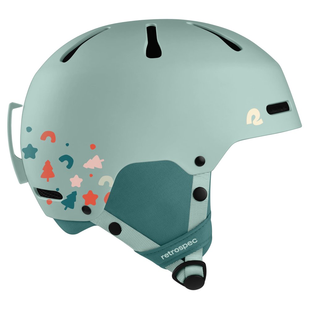 Retrospec Comstock Kids Ski Helmet & Snowboard Helmet - Durable ABS Shell, EPS Foam Protection, Adjustable Fit with Vents - Snow Sports Helmet for Youth Boys & Girls